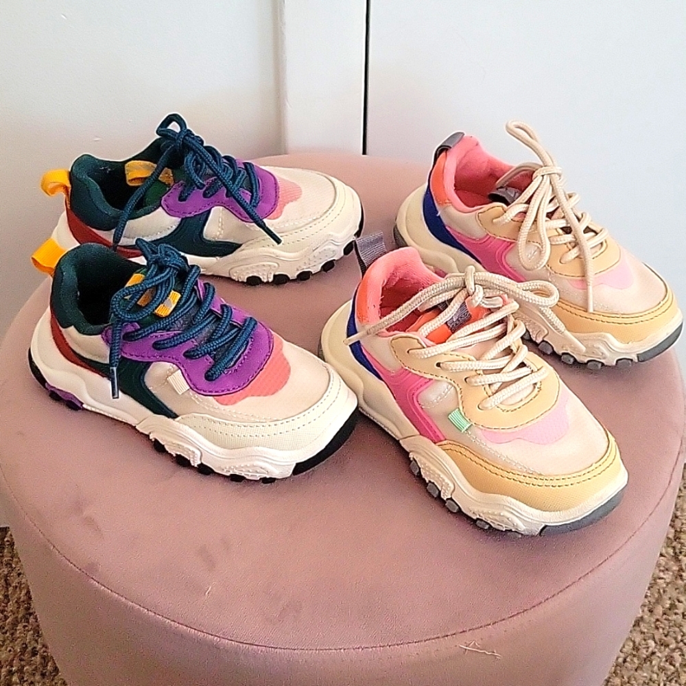 Two pairs of Zara sneakers. Size 9 (toddler) EU: 25